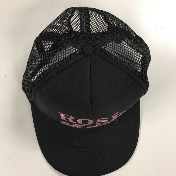 Mother Trucker Rose’ all Day black trucker hat - Picture 3 of 3